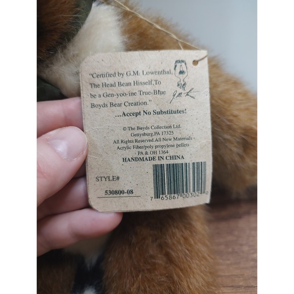 Boyd's Bears Marmalade Sneakypuss 15" Plush Cat Retired Stuffed Animal S10 - Picture 5 of 5